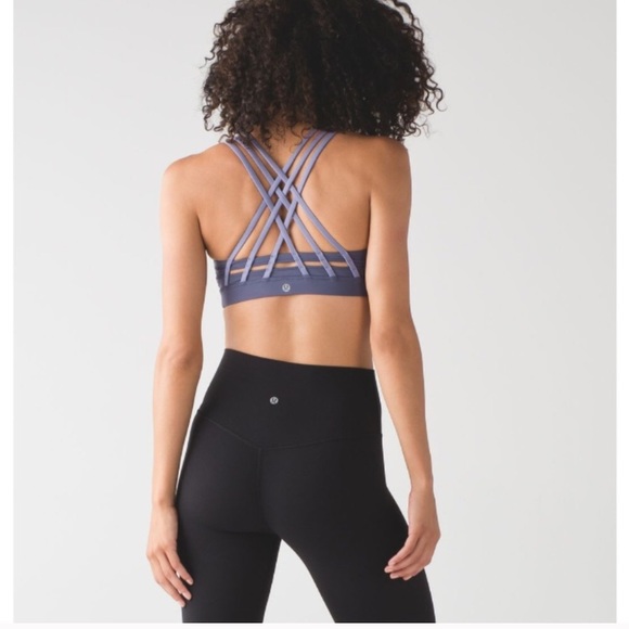 lululemon athletica Other - 🍋LULULEMON//RARE ENERGY BRA grey/purple 6